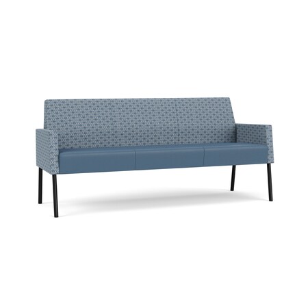 Lesro Mystic Lounge Reception Sofa, Black, RS Rain Song Back, MD Titan Seat, RS Rain Song Arm Panels ML1601